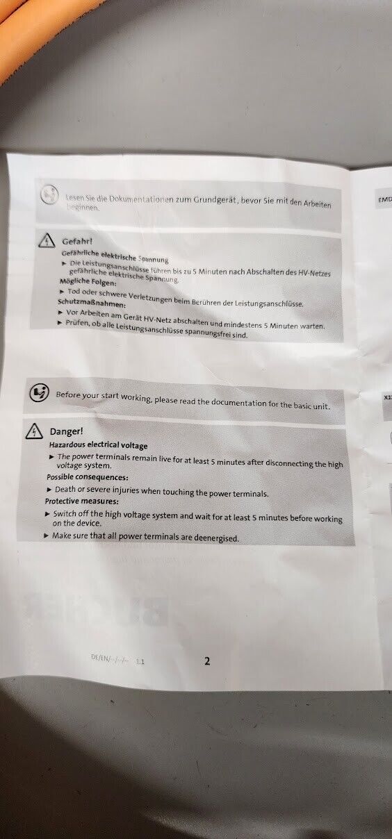 Bucher Mobile Drives EMDY905A0050E25A00 Automotive Power Cable