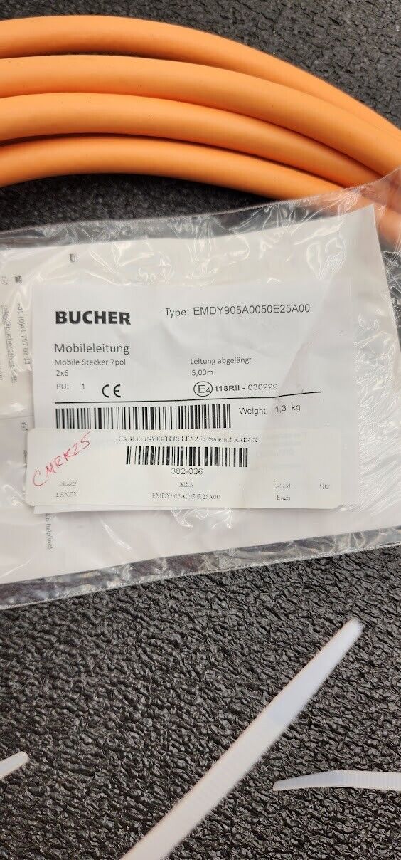 Bucher Mobile Drives EMDY905A0050E25A00 Automotive Power Cable