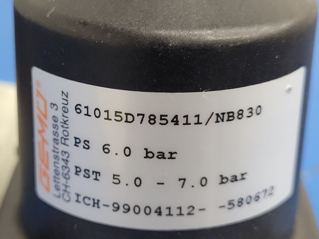 Lot of 7x Gemu Typ 610 Pneumatic Diaphragm Valve DN 15 4-7bar EPDM FPM