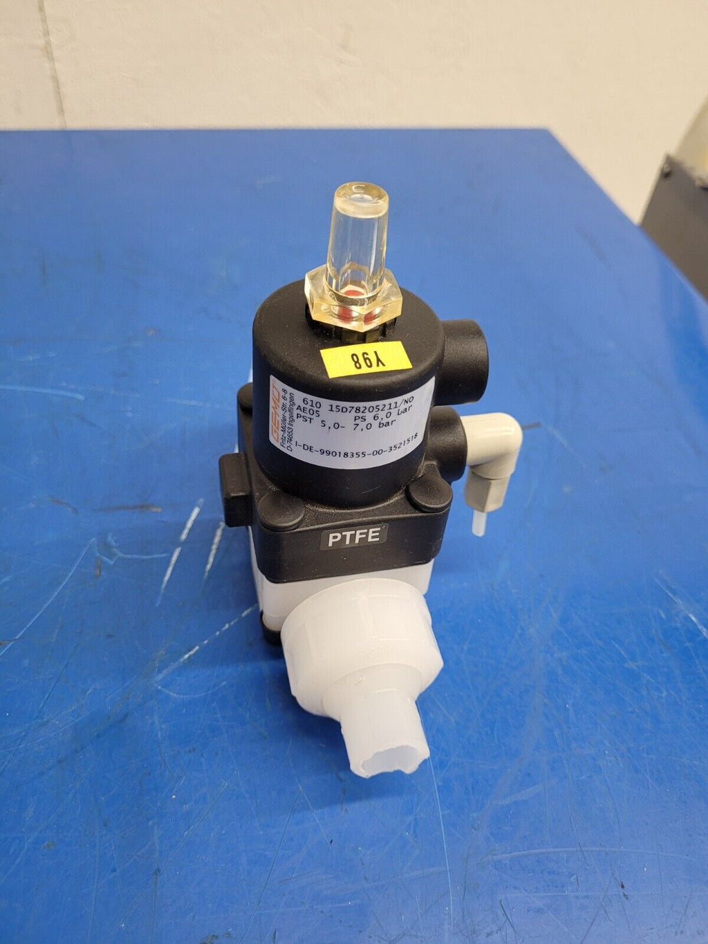 Lot of 7x Gemu Typ 610 Pneumatic Diaphragm Valve DN 15 4-7bar EPDM FPM