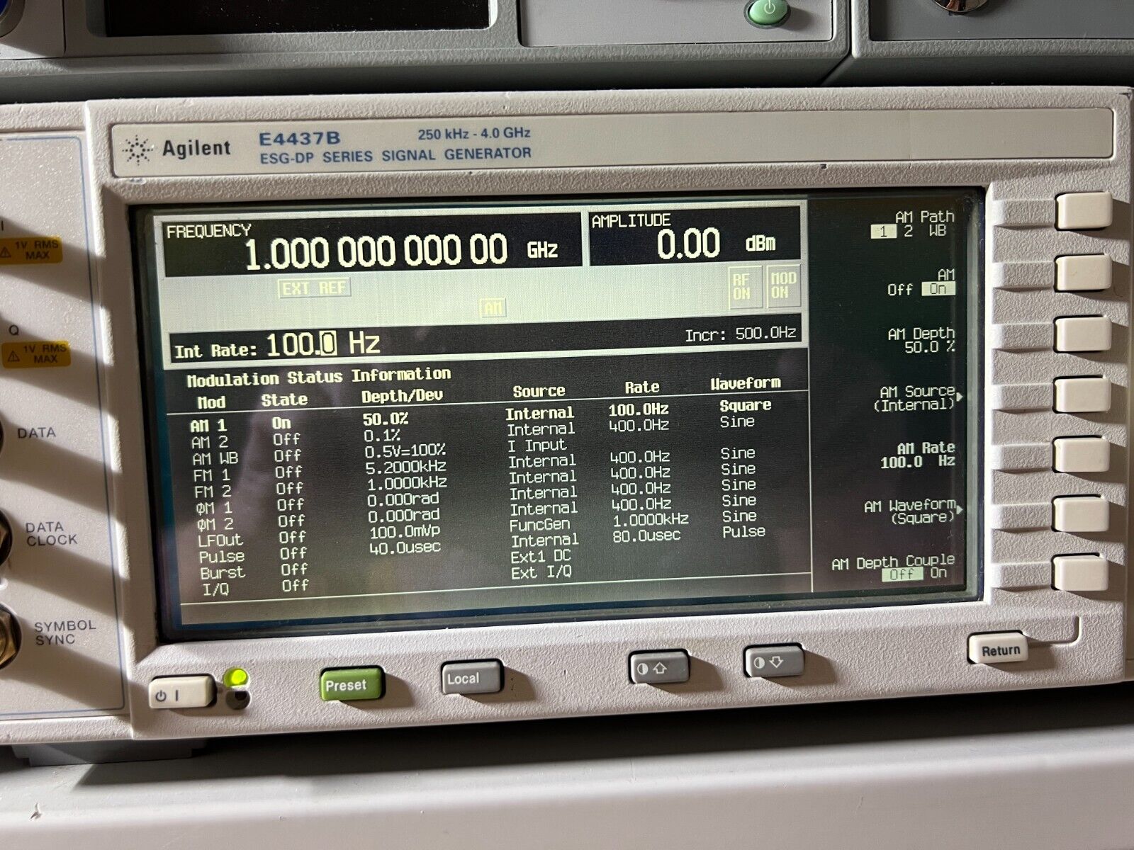 Agilent Keysight N9010A Opt 507 B25 10hz - 7GHz EXA Signal Spectrum Analyzer