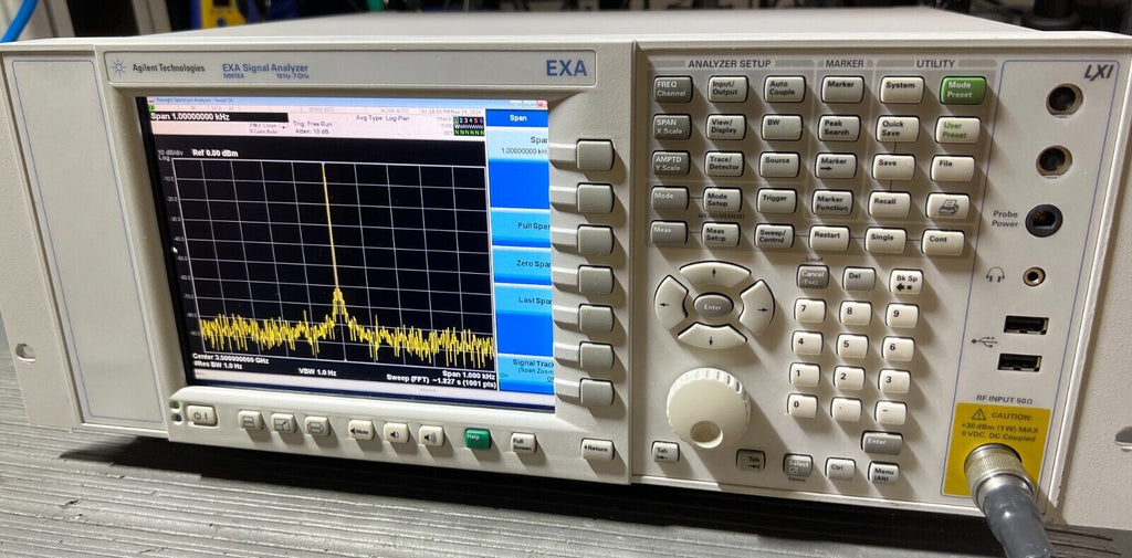 Agilent Keysight N9010A Opt 507 B25 10hz - 7GHz EXA Signal Spectrum Analyzer