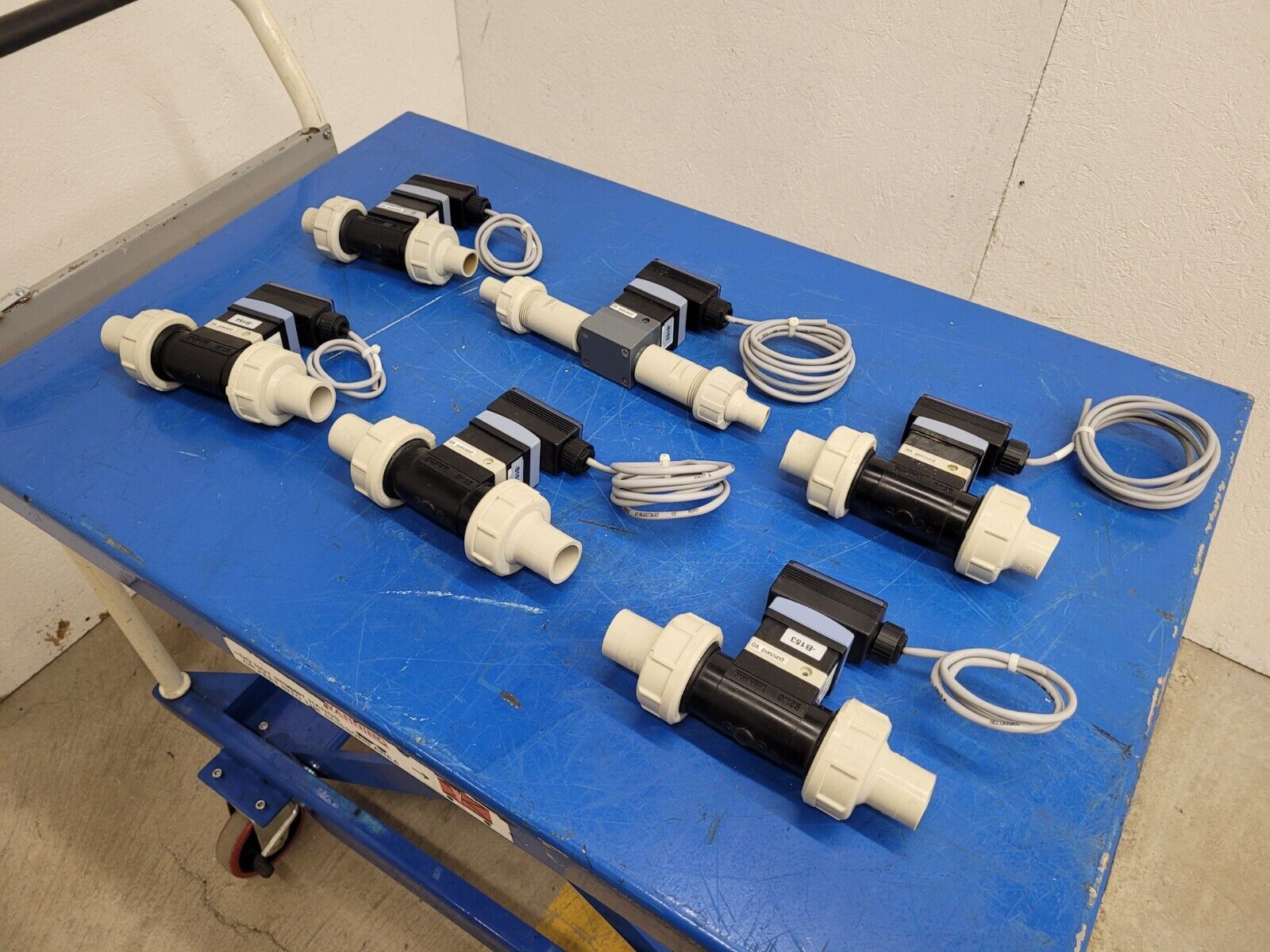 lot of 6x Burkert 8023:12 Solenoid Flow 5030-FKM-PP Wheel FLOW SE30 8030 DN12