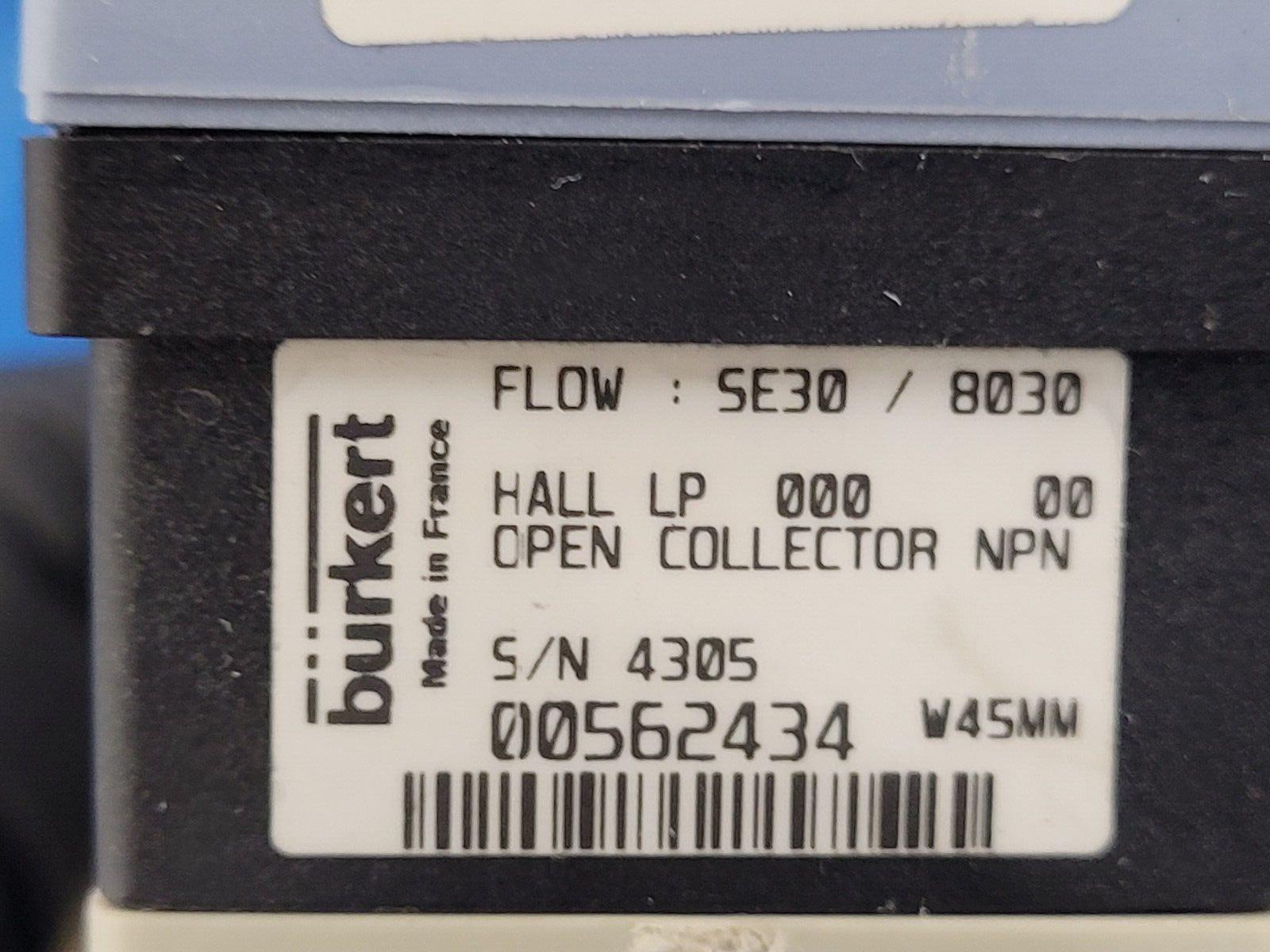 lot of 6x Burkert 8023:12 Solenoid Flow 5030-FKM-PP Wheel FLOW SE30 8030 DN12
