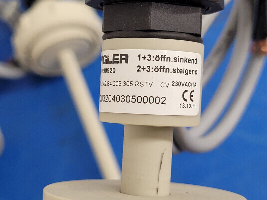 6x ENGLER 003204030500002, SSPP.2.A2.B4.205.305.RSTV High Purity Float Switch