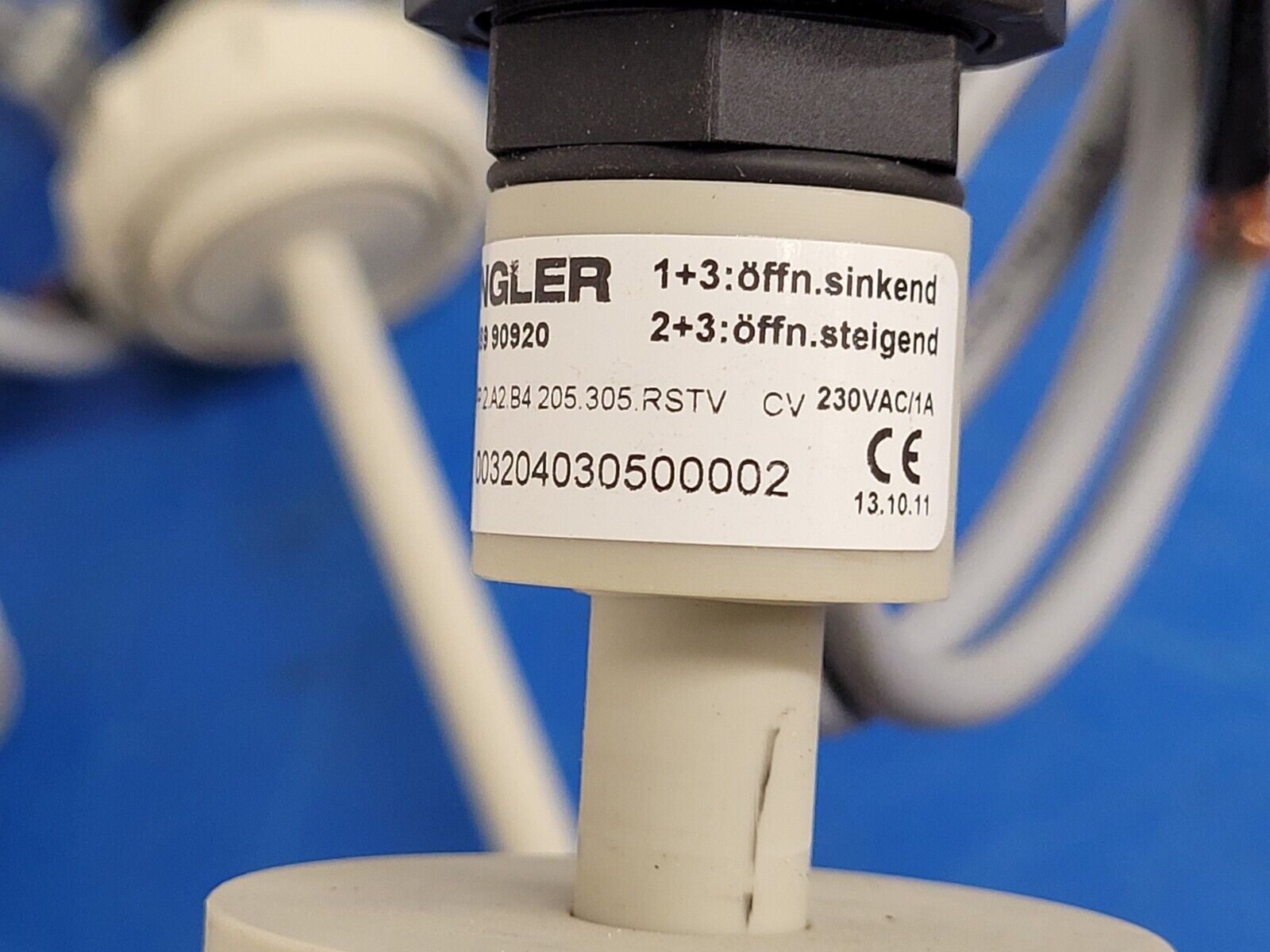 6x ENGLER 003204030500002, SSPP.2.A2.B4.205.305.RSTV High Purity Float Switch