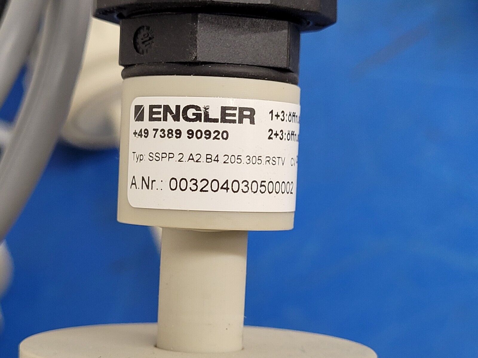 6x ENGLER 003204030500002, SSPP.2.A2.B4.205.305.RSTV High Purity Float Switch