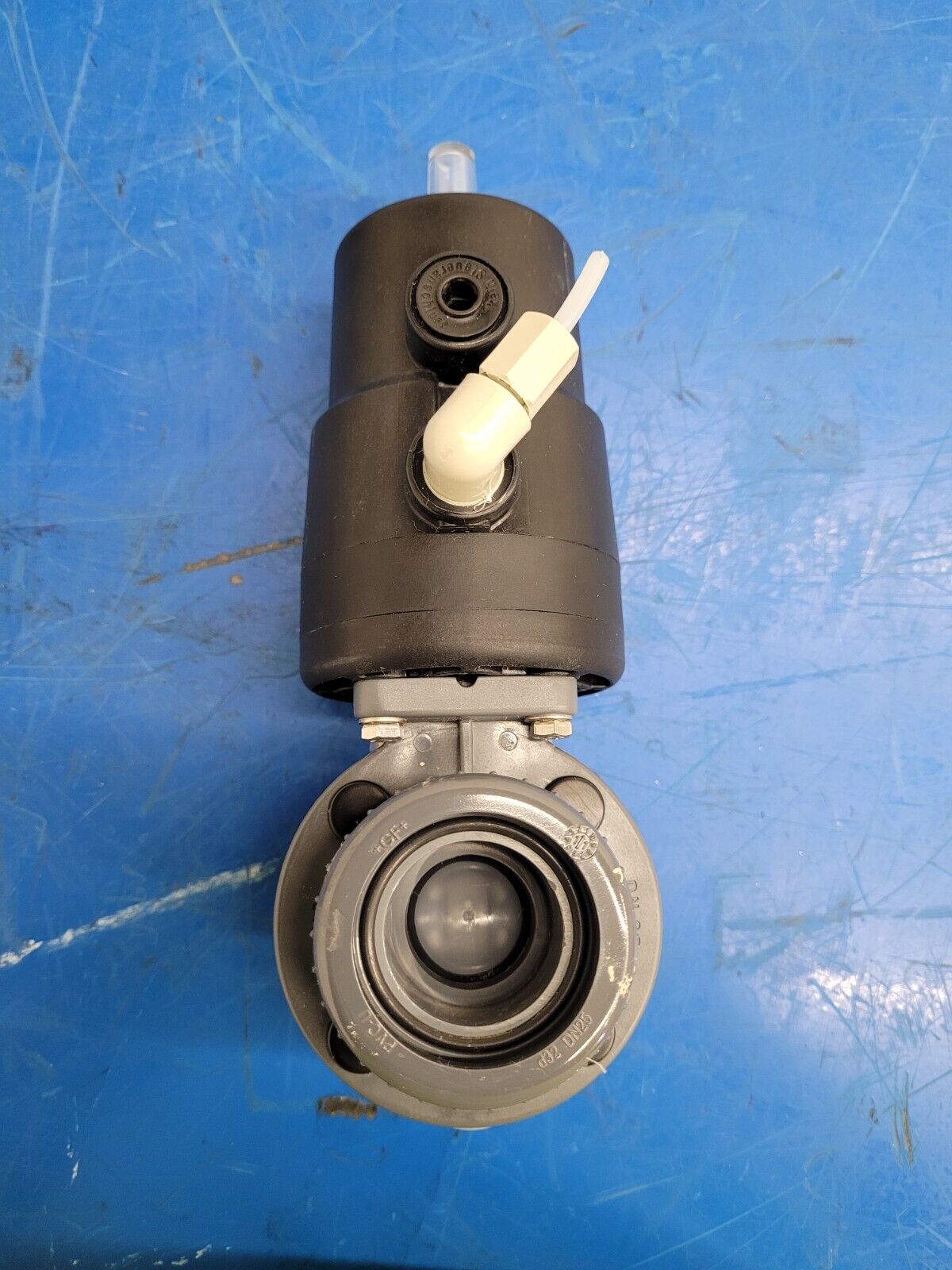 Lot of 4x Gemu Typ 410 Pneumatic Butterfly Valve DN 25 PN Air Open Spring Close