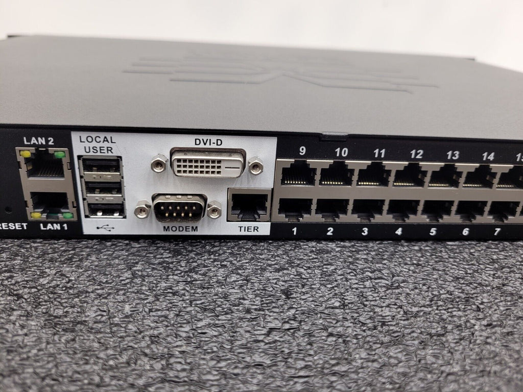 Raritan Dominion KX III DKX3-416 16-Port KVM Over IP Switch Tested Working