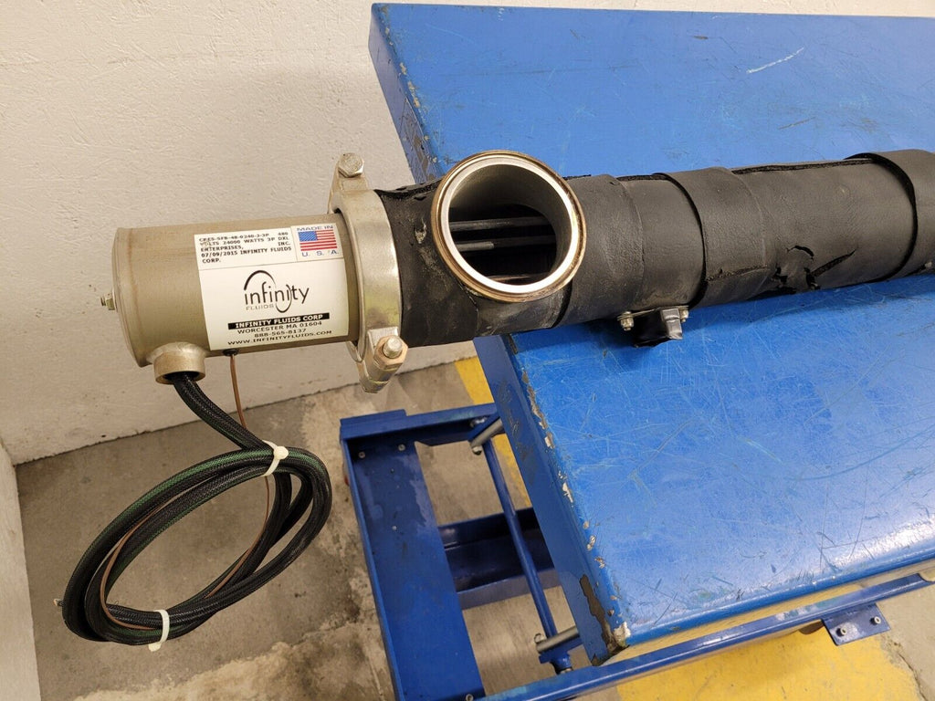 Infinity Fluids Fluid Heater CRES-SFB-0240-J-3P 480VAC 3PH 24Kw 24000W