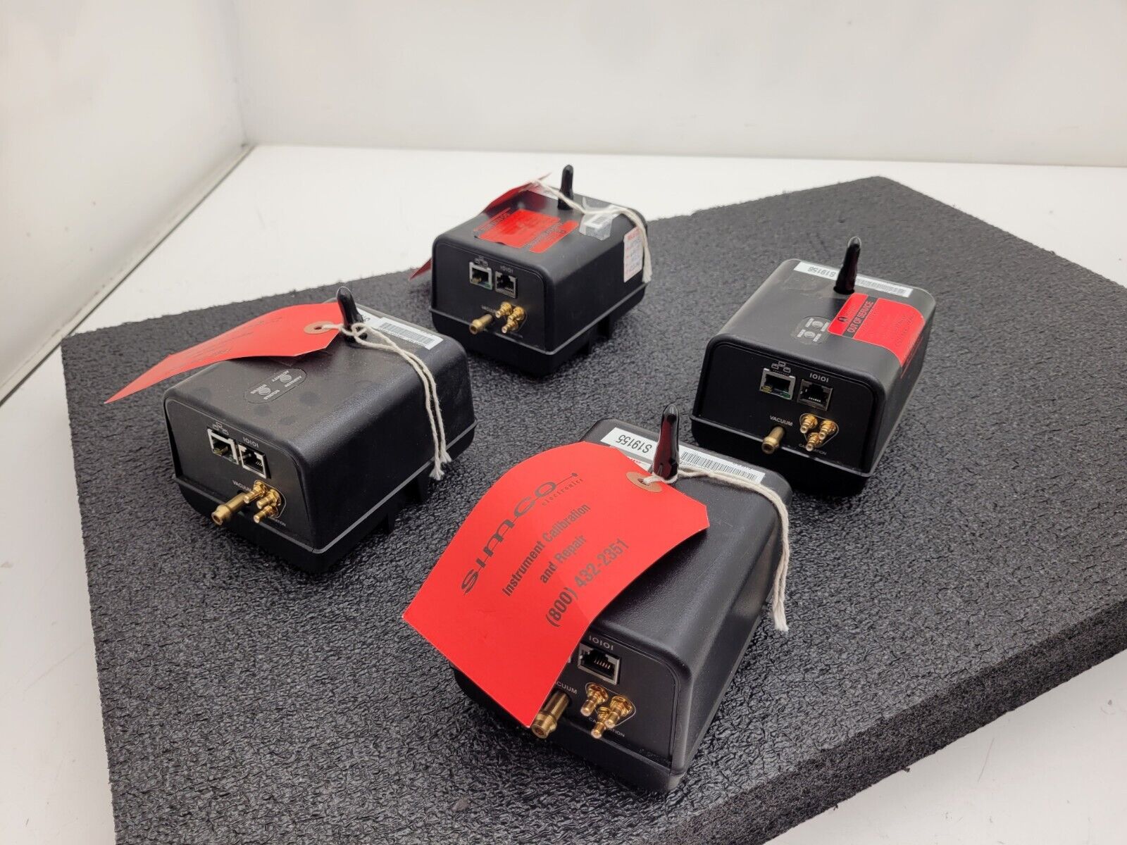 4x Particle Measuring Systems Airnet II 201-4 Network Laser Counter Parts/Repair