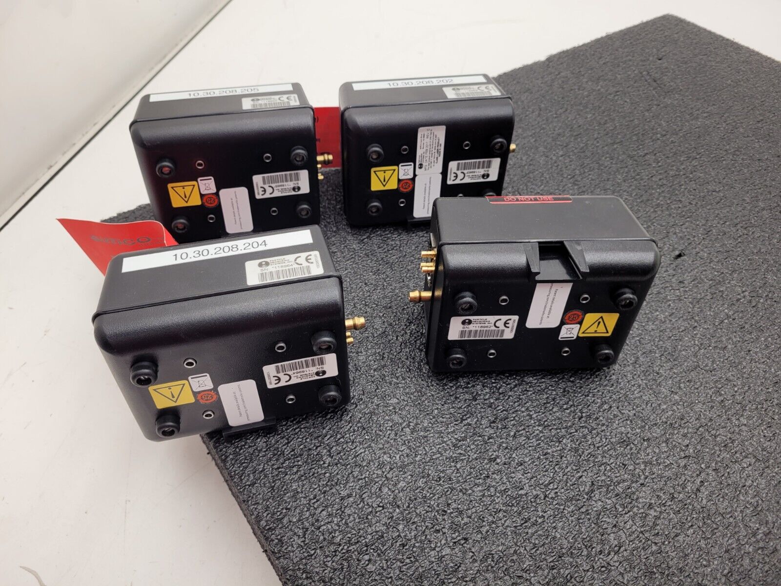 4x Particle Measuring Systems Airnet II 201-4 Network Laser Counter Parts/Repair