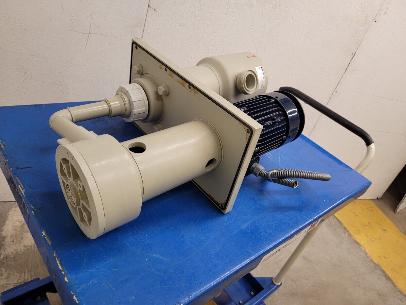 Schmid Stubbe ETLB25-125 Thermoplastic Vertical High Purity Chemical Sump Pump