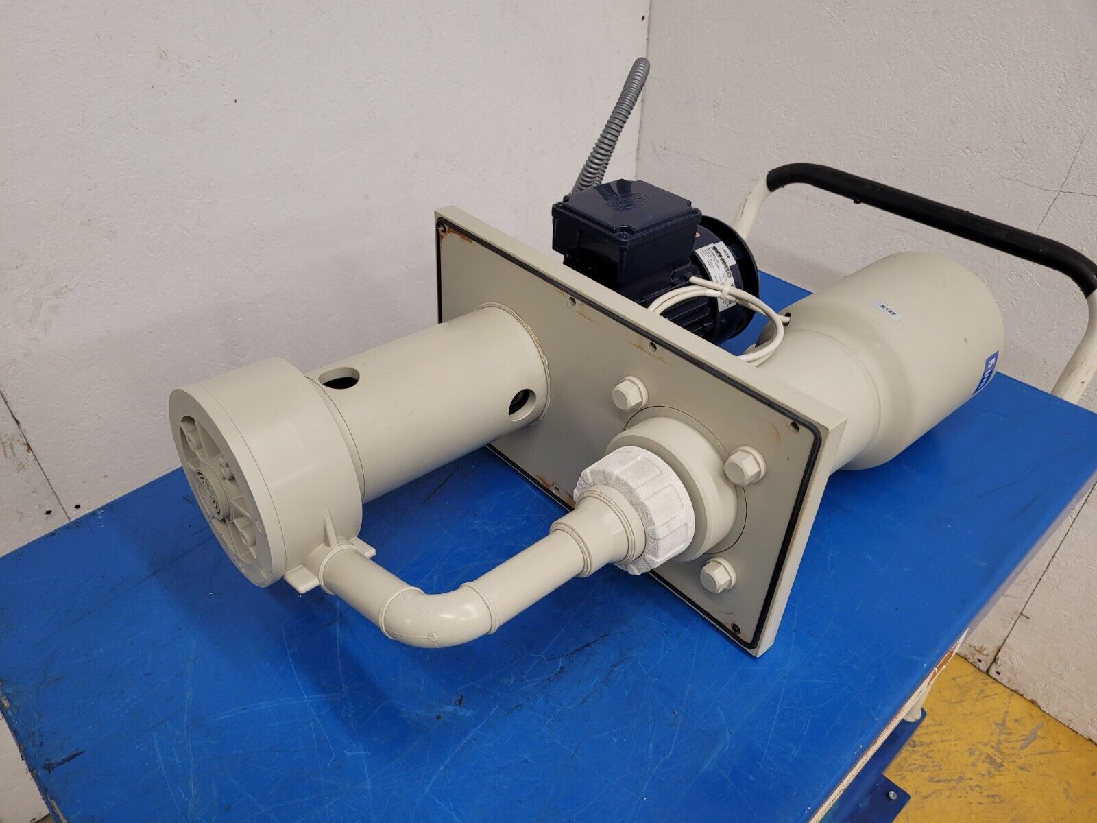 Schmid Stubbe ETLB25-125 Thermoplastic Vertical High Purity Chemical Sump Pump