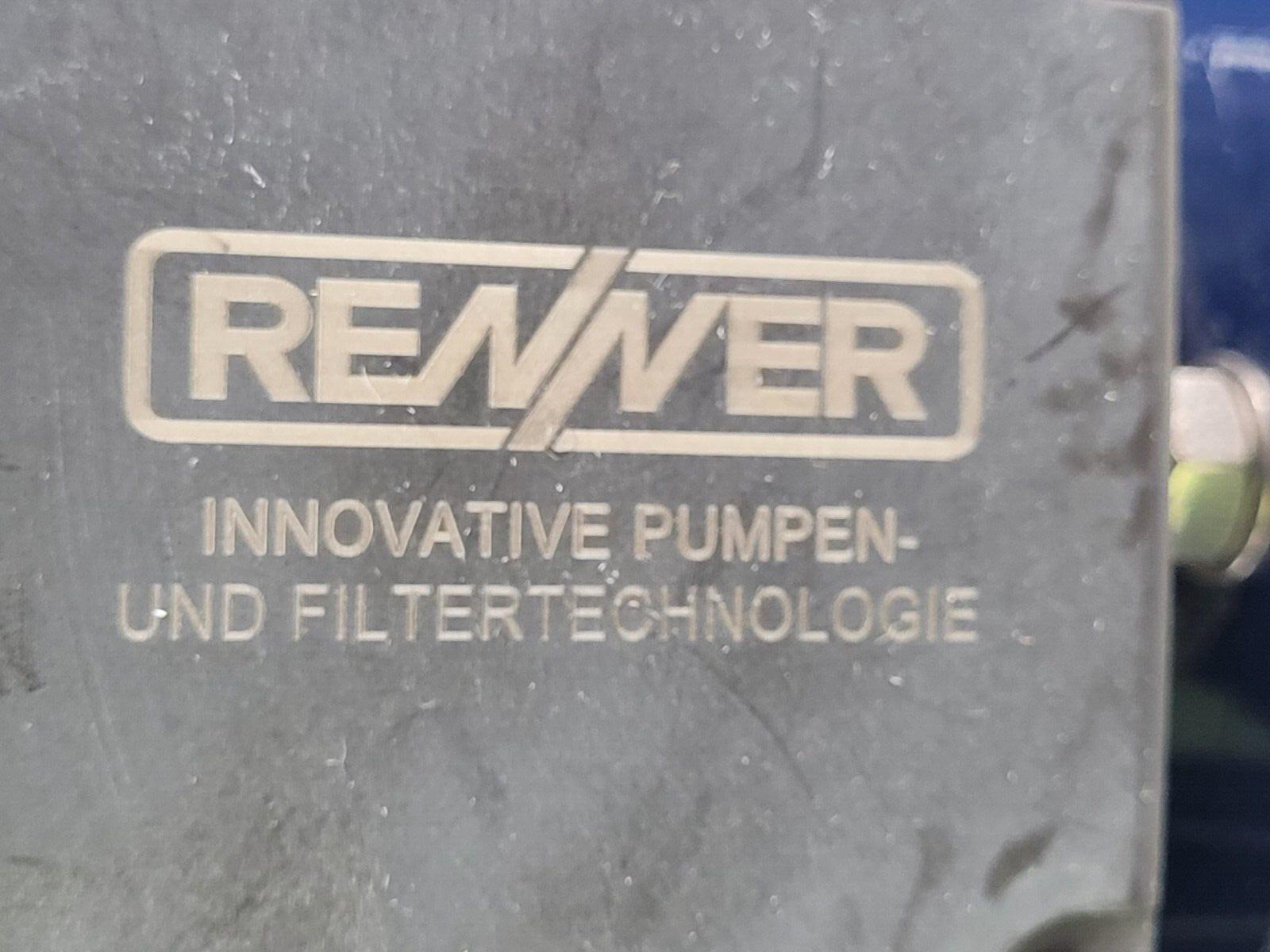 Renner RTL-PP-16 Thermoplastic Vertical High Purity Chemical Sump Pump