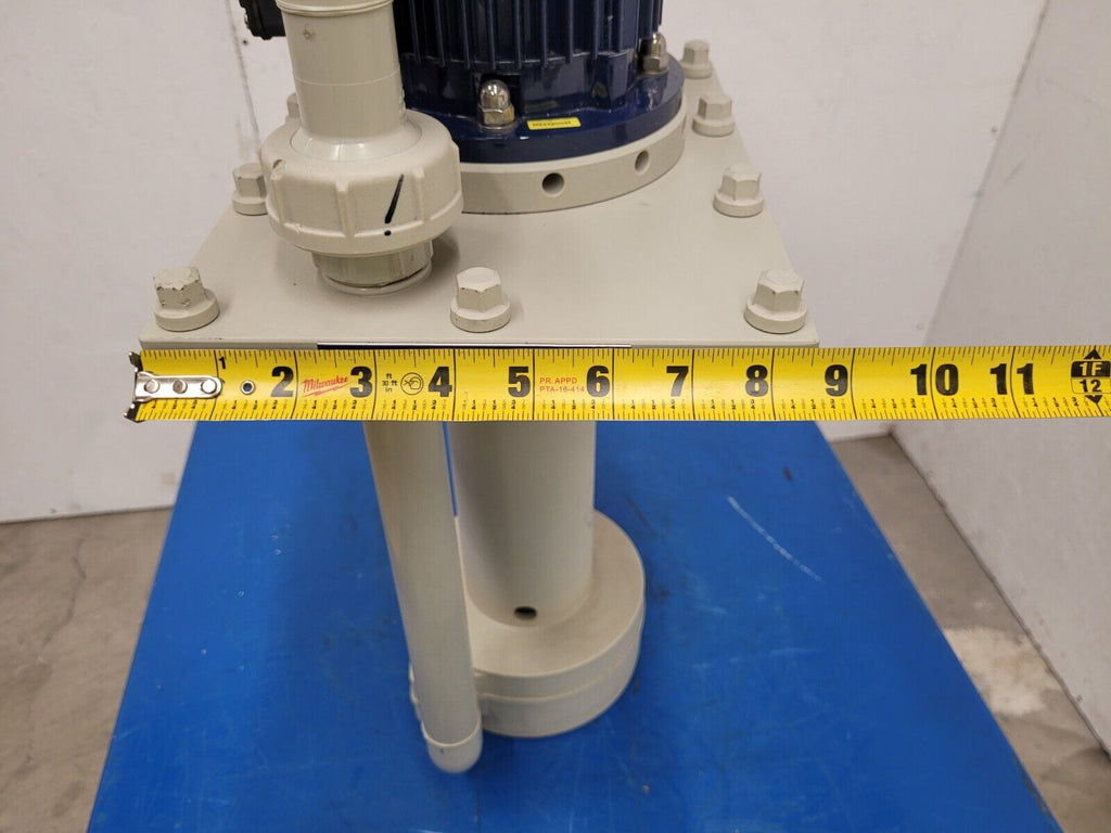 Renner RTL-PP-16 Thermoplastic Vertical High Purity Chemical Sump Pump