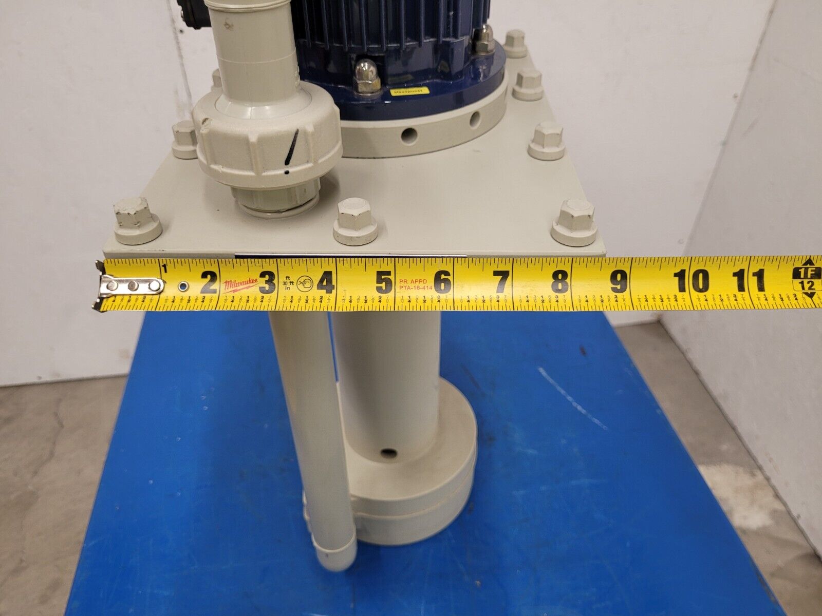 Renner RTL-PP-16 Thermoplastic Vertical High Purity Chemical Sump Pump
