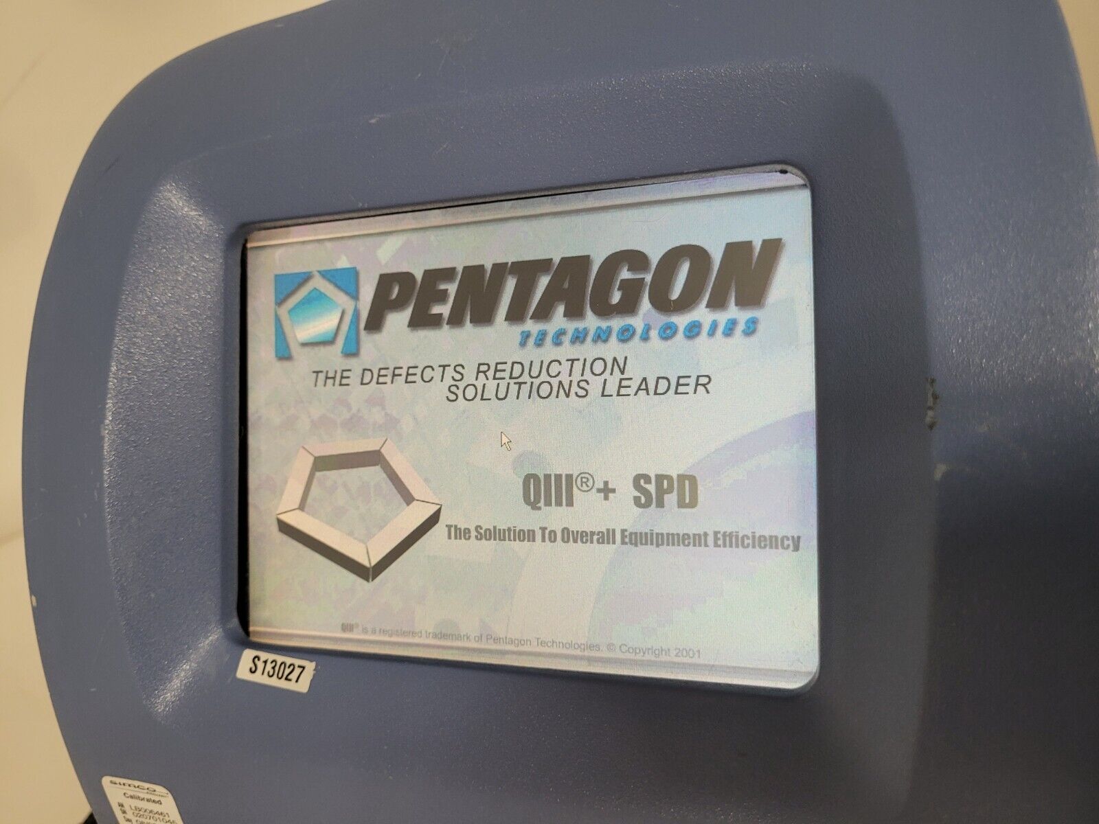Pentagon Technologies 2086000-02 Surface Particle Detector QIII+ SPD Powers Up