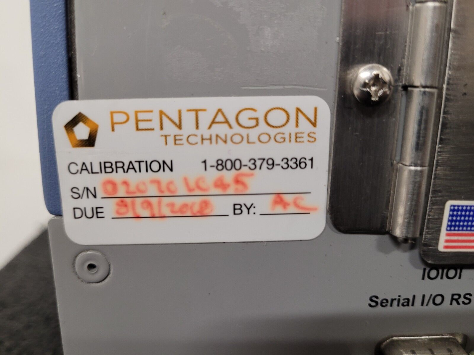 Pentagon Technologies 2086000-02 Surface Particle Detector QIII+ SPD Powers Up