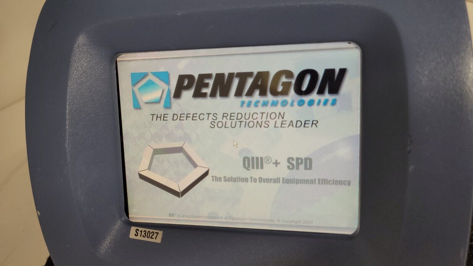 Pentagon Technologies 2086000-02 Surface Particle Detector QIII+ SPD Powers Up