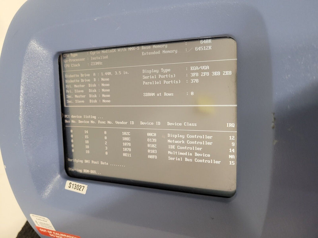 Pentagon Technologies 2086000-02 Surface Particle Detector QIII+ SPD Powers Up