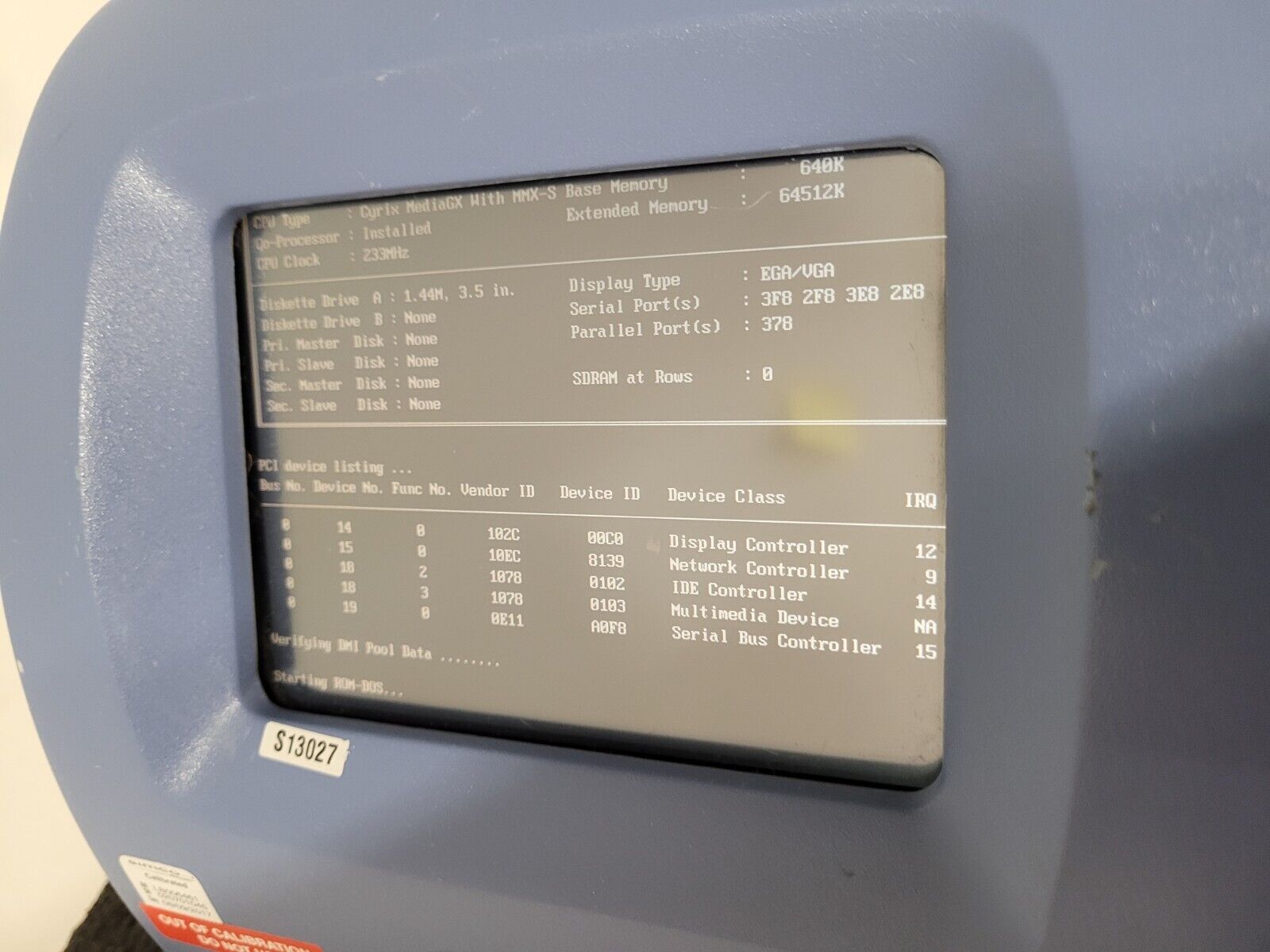 Pentagon Technologies 2086000-02 Surface Particle Detector QIII+ SPD Powers Up