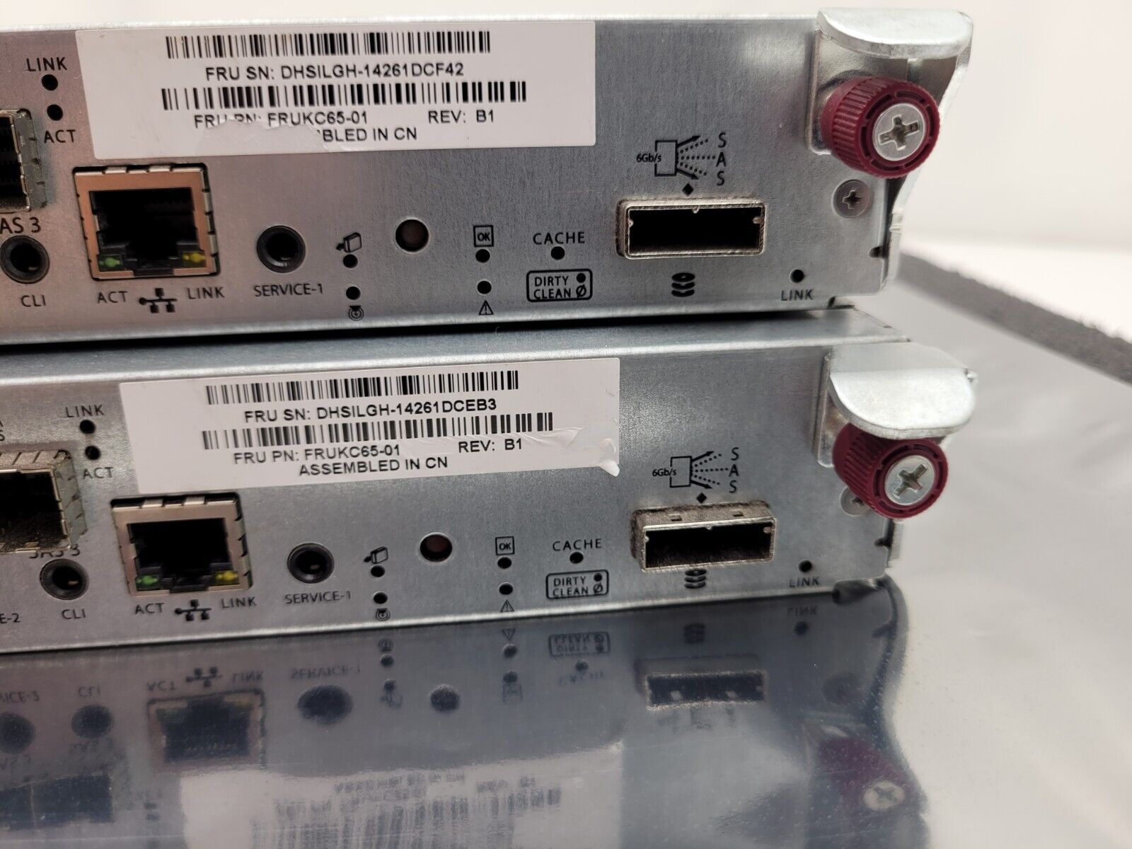 Lot of 2x Dot Hill 738367-001 C8S53A HPE MSA 2040 Storage Disk Array Controller