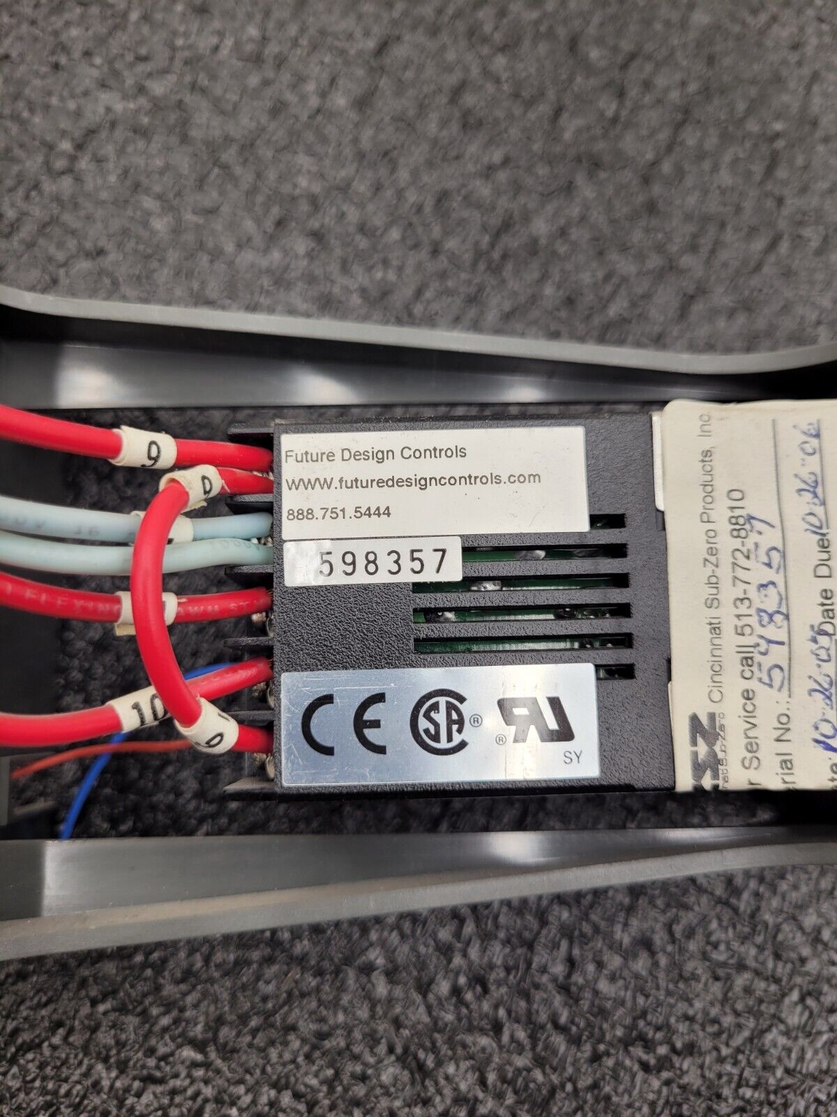 Future Design Controls FDC-L91 Dual Output Relay 90-264VAC Power T/C PT100 mA In