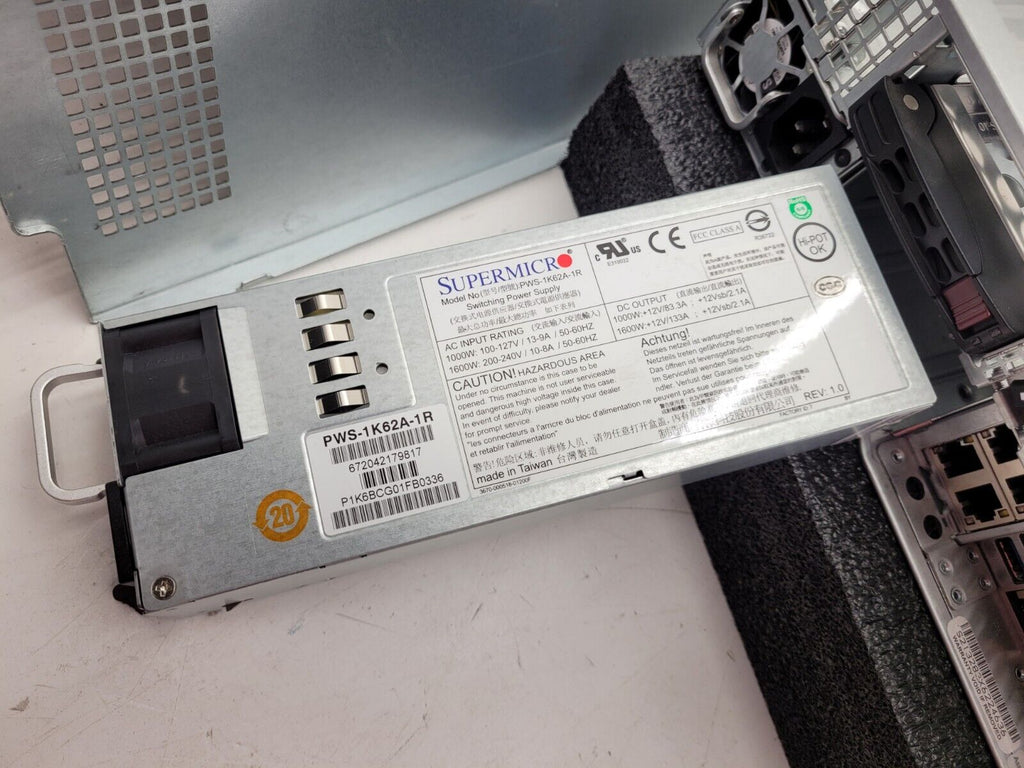Supermicro 2U 24 Bay SFF X10DRU-i+ 24x NVMe 2x Intel E5-2660V3 64GB 2133Mhz "B"