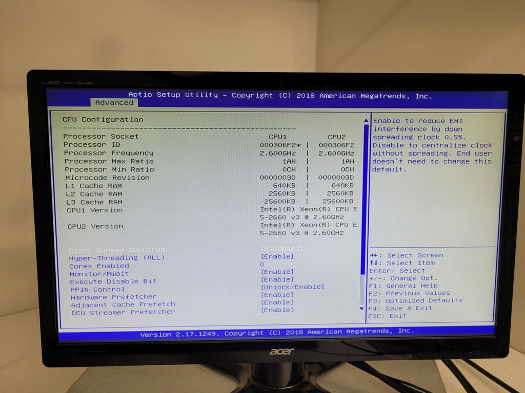 Supermicro 2U 24 Bay SFF X10DRU-i+ 24x NVMe 2x Intel E5-2660V3 64GB 2133Mhz "B"