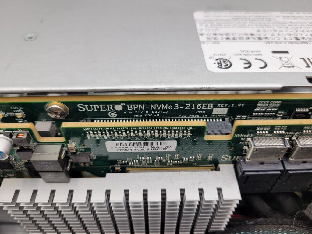 Supermicro 2U 24 Bay SFF X10DRU-i+ 24x NVMe 2x Intel E5-2660V3 64GB 2133Mhz "B"
