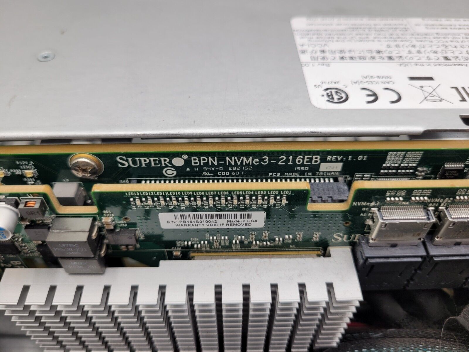 Supermicro 2U 24 Bay SFF X10DRU-i+ 24x NVMe 2x Intel E5-2660V3 64GB 2133Mhz "B"