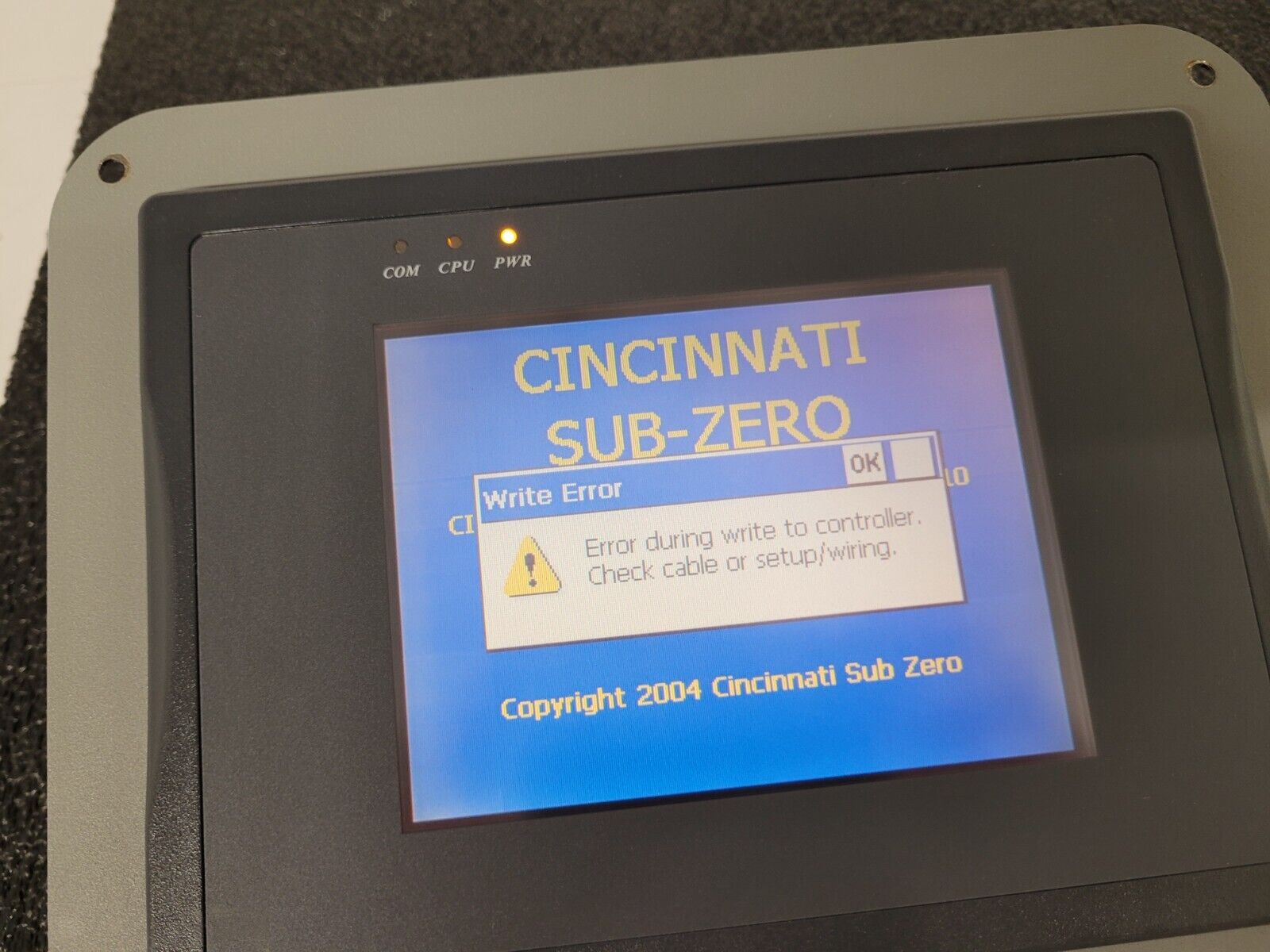 Future Design Controls FDC-2010 Windows CE Touch Panel HMI Operator Inteface
