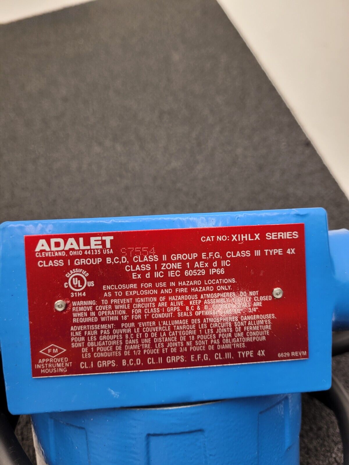 Honeywell Analytics MST Sat-EX 4-20mA/C/R 20202-0255 Gas Detection Unit, Tested