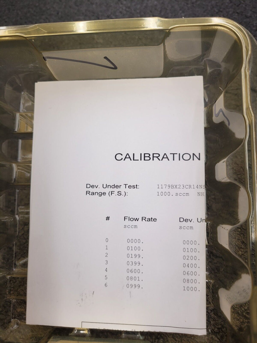 MKS 1179BX23CR14NSPC1 Mass-Flo Mass Flow Controller 1000SCCM NH3 NEW IN BOX