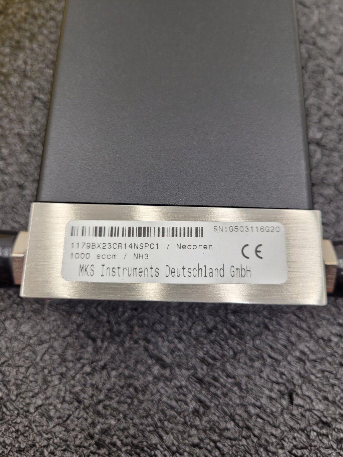 MKS 1179BX23CR14NSPC1 Mass-Flo Mass Flow Controller 1000SCCM NH3 NEW IN BOX