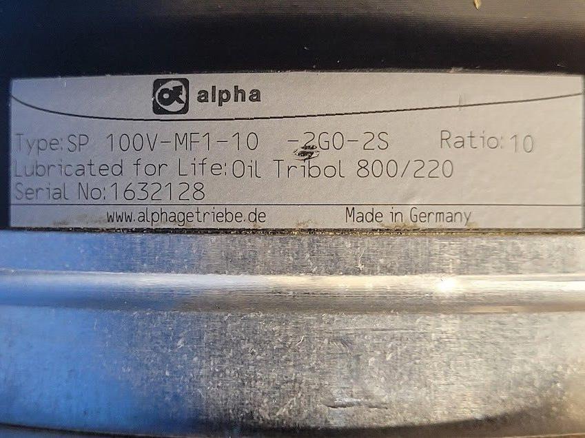 Rexroth Indramat MHD071B-061-NP0-UN Permanent Magnet Servo Motor Alpha Gearhead