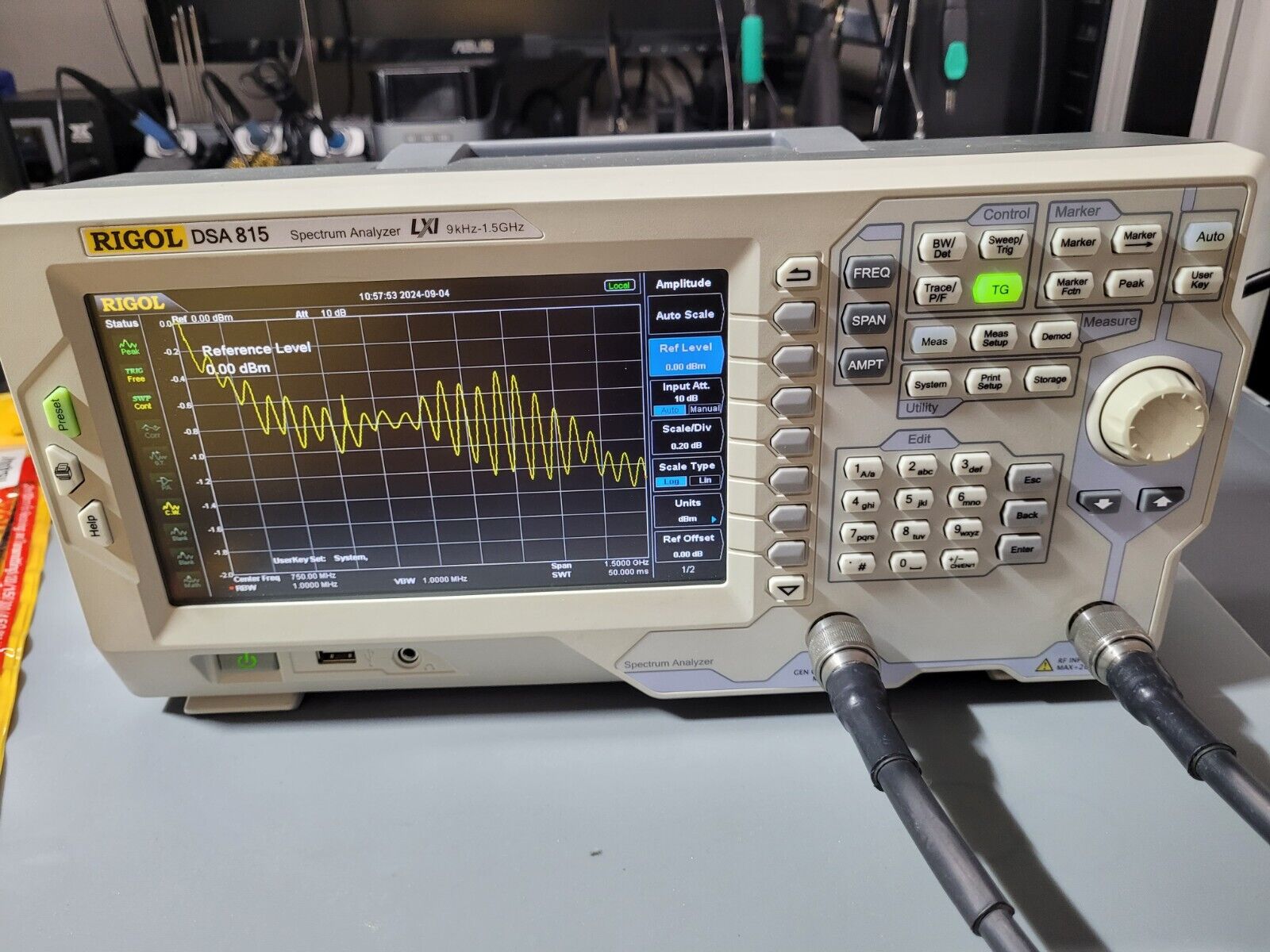 Rigol DSA815-TG Spectrum Analyzer Swept Spectrum Analyzer 9kHz-1.5GHz Tested