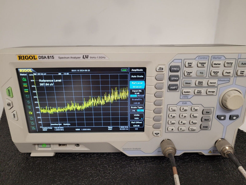 Rigol DSA815-TG Spectrum Analyzer Swept Spectrum Analyzer 9kHz-1.5GHz Tested