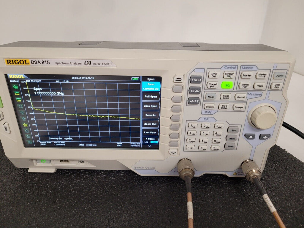 Rigol DSA815-TG Spectrum Analyzer Swept Spectrum Analyzer 9kHz-1.5GHz Tested