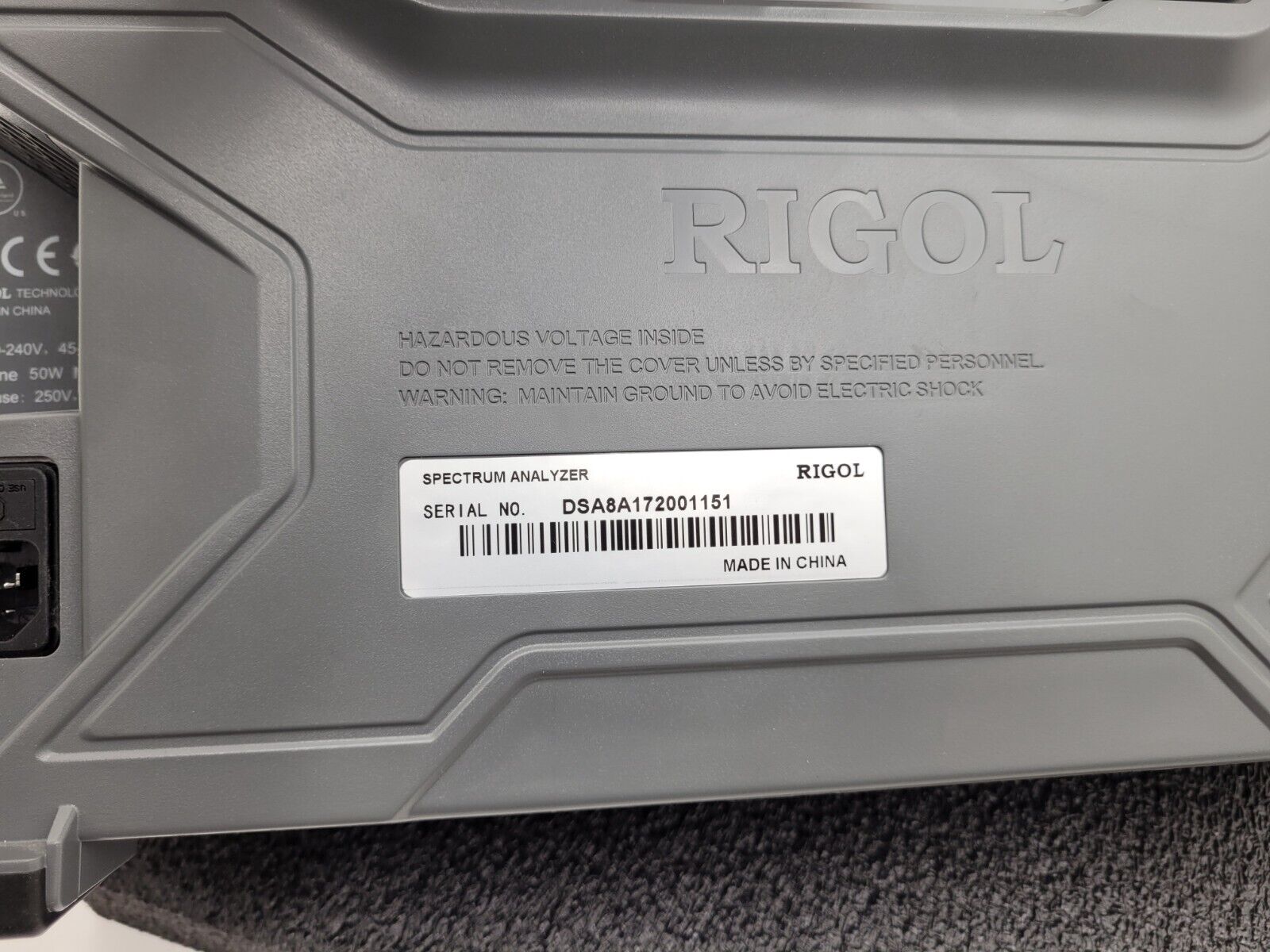 Rigol DSA815-TG Spectrum Analyzer Swept Spectrum Analyzer 9kHz-1.5GHz Tested