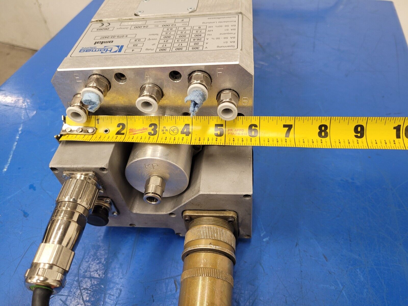 Homag Weeke Omlat High Speed 9kW Spindle 12K-24K RPM Working Pull 4-075-03-0437