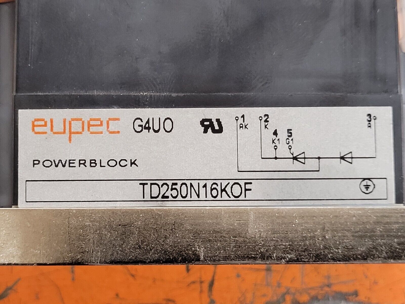 Lot of 3x TD250N16KOF INFINEON IGBT Module Eupec Powerblock G4UO