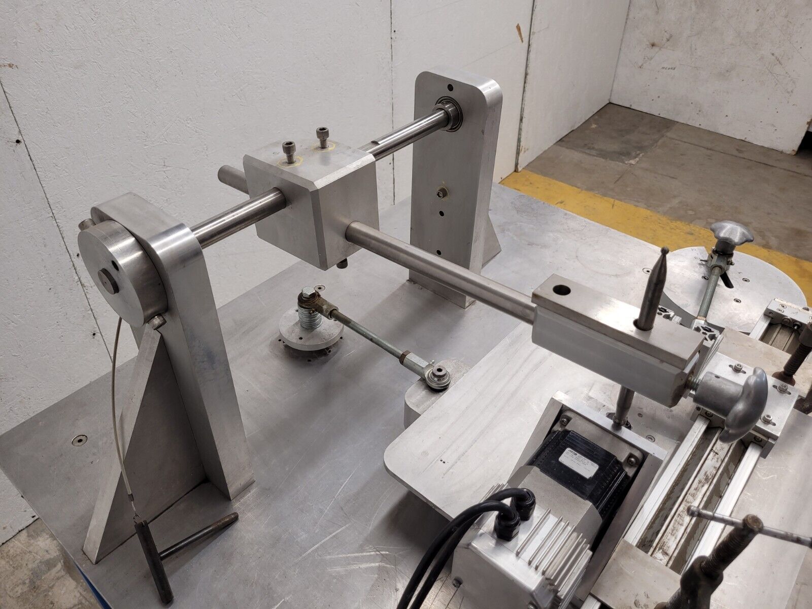 Lapping Machine X Y and Rotary, Drop Arm Adjustable Speed Custom Built 7" travel