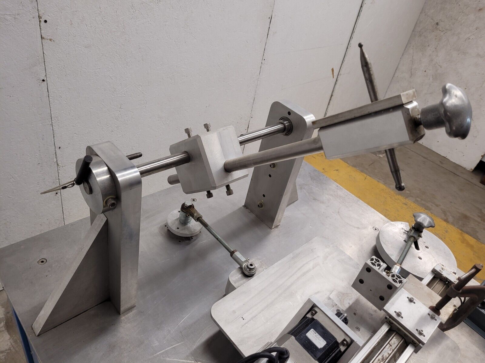 Lapping Machine X Y and Rotary, Drop Arm Adjustable Speed Custom Built 7" travel