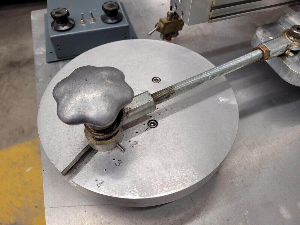 Lapping Machine X Y and Rotary, Drop Arm Adjustable Speed Custom Built 7" travel