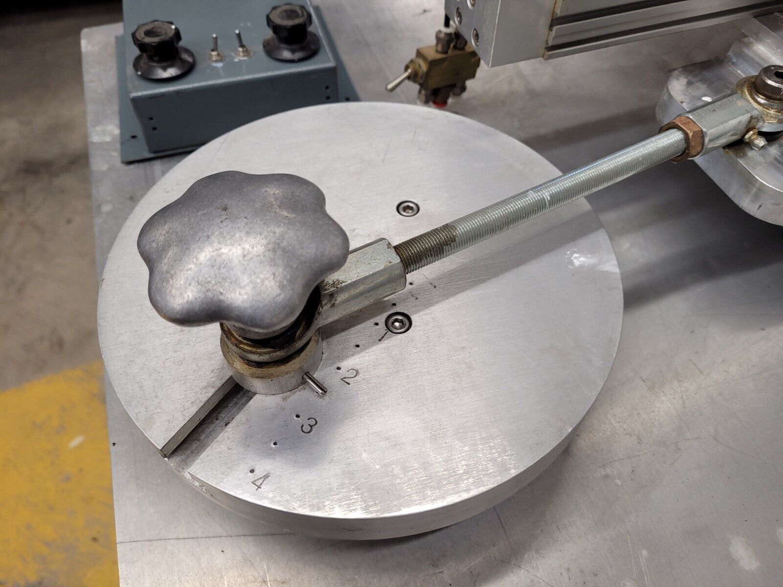 Lapping Machine X Y and Rotary, Drop Arm Adjustable Speed Custom Built 7" travel