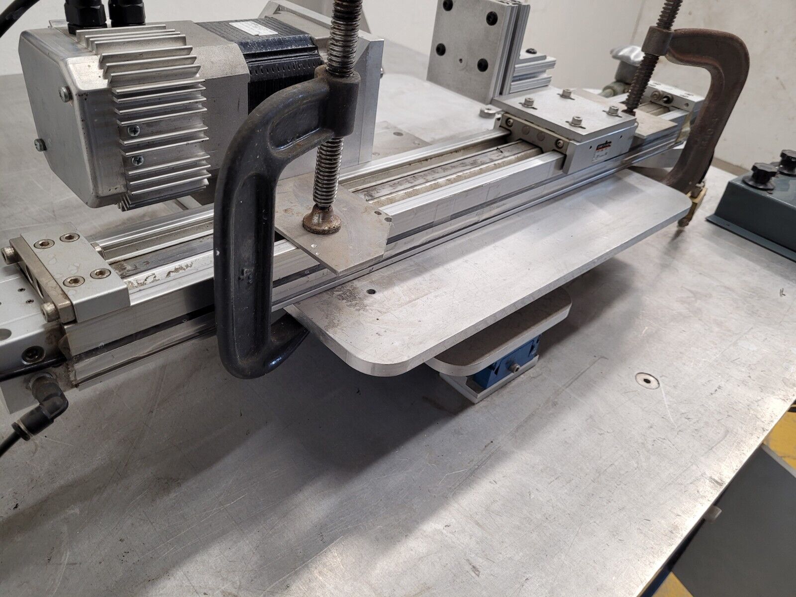 Lapping Machine X Y and Rotary, Drop Arm Adjustable Speed Custom Built 7" travel
