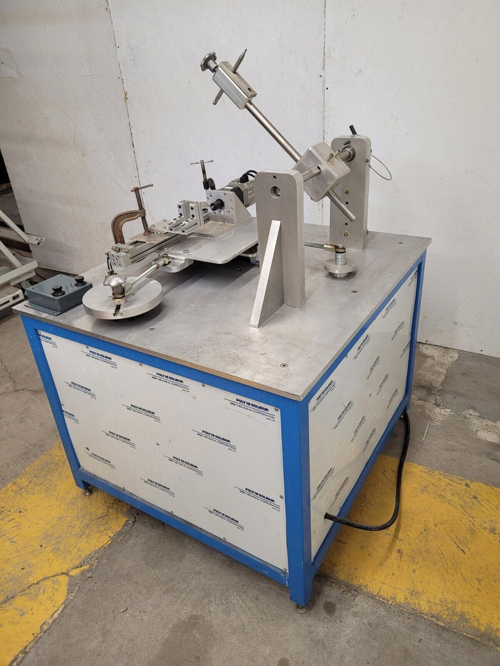 Lapping Machine X Y and Rotary, Drop Arm Adjustable Speed Custom Built 7" travel