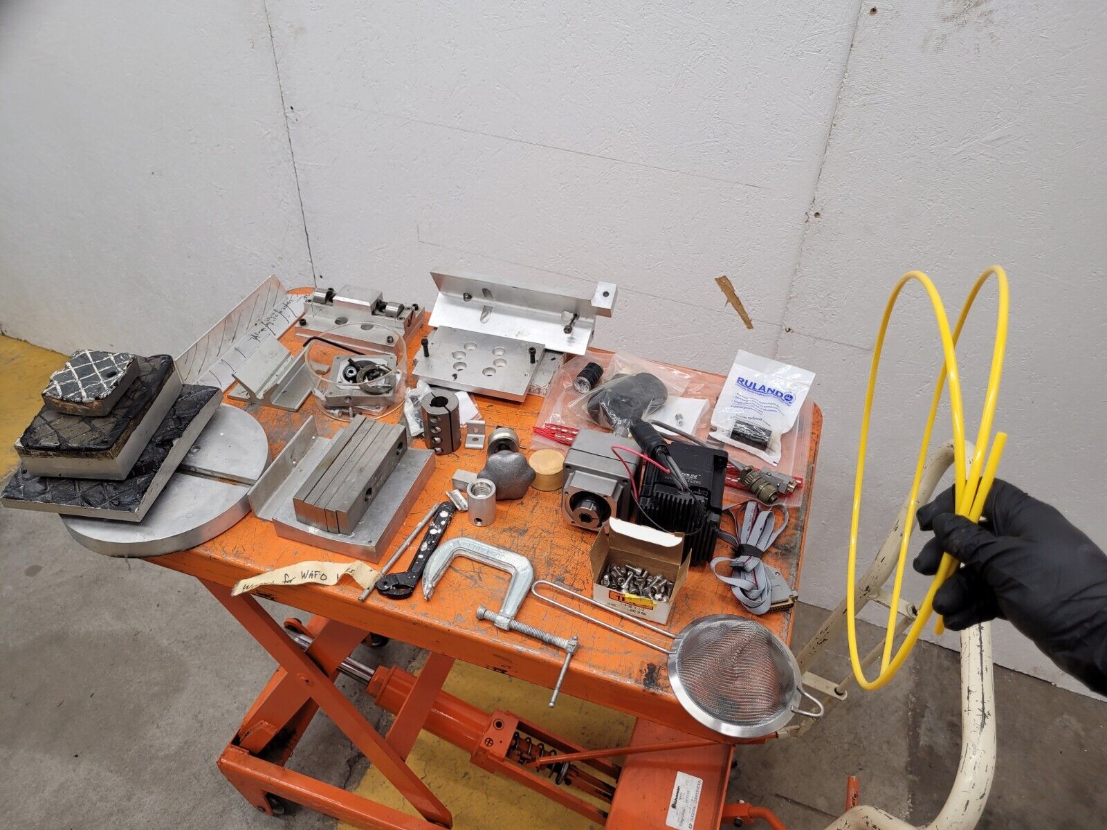 Lapping Machine X Y and Rotary, Drop Arm Adjustable Speed Custom Built 7" travel